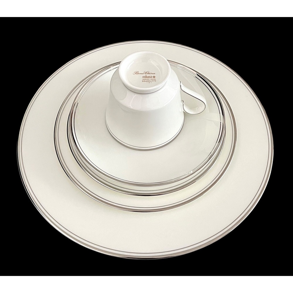 Vintage Mikasa‎ Narumi Briarcliffe Bone China 5 Piece Place Setting Brand New